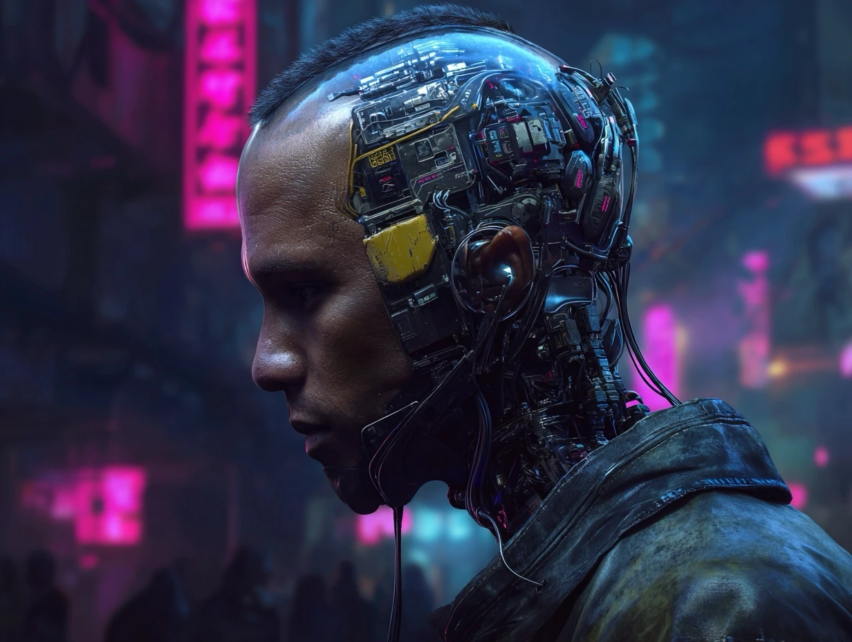 Cyberpunk style example